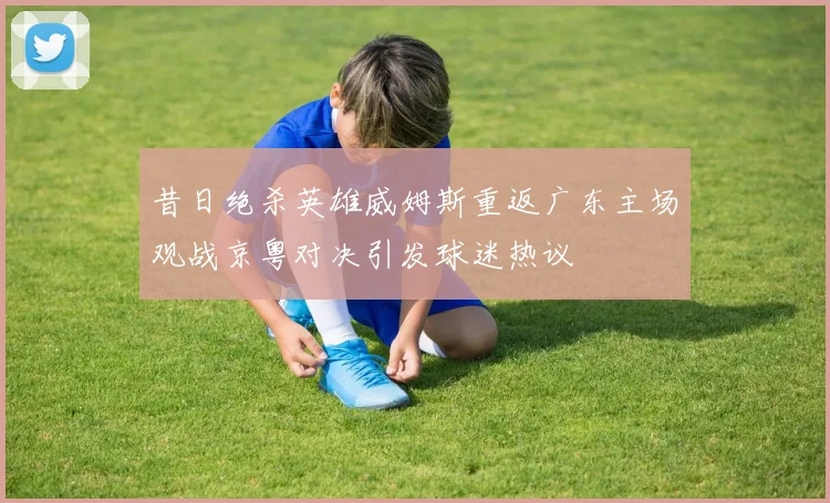 昔日绝杀英雄威姆斯重返广东主场观战京粤对决引发球迷热议
